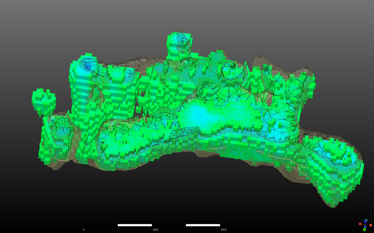 Mesh, solid and block model outputs
